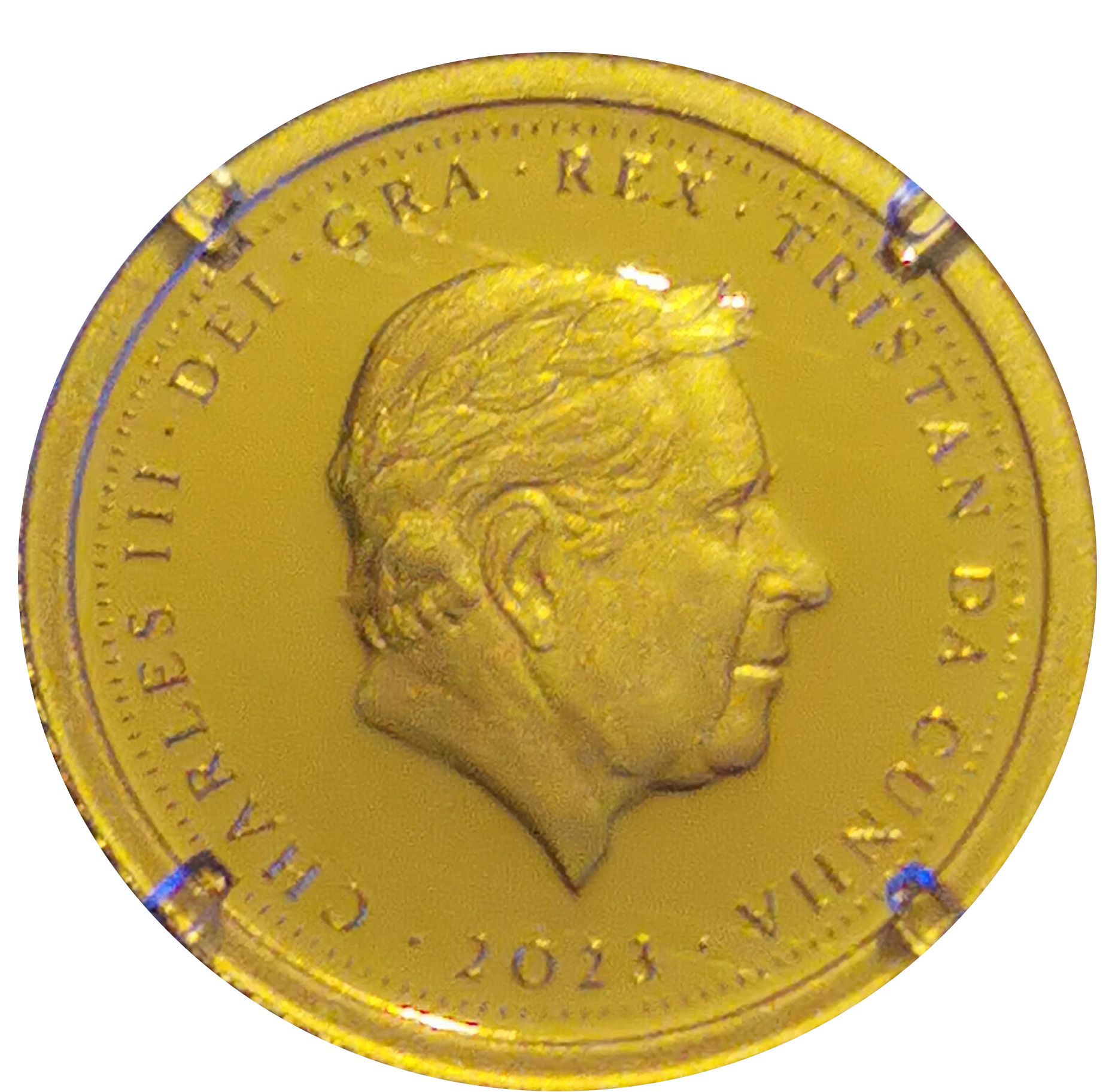 Tristan da Cunha 5 Pounds - Charles III obverse