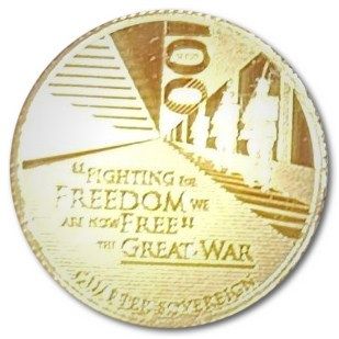 Alderney ¼ Sovereign - Elizabeth II Fighting For Freedom