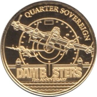Alderney ¼ Sovereign - Elizabeth II Dambusters reverse