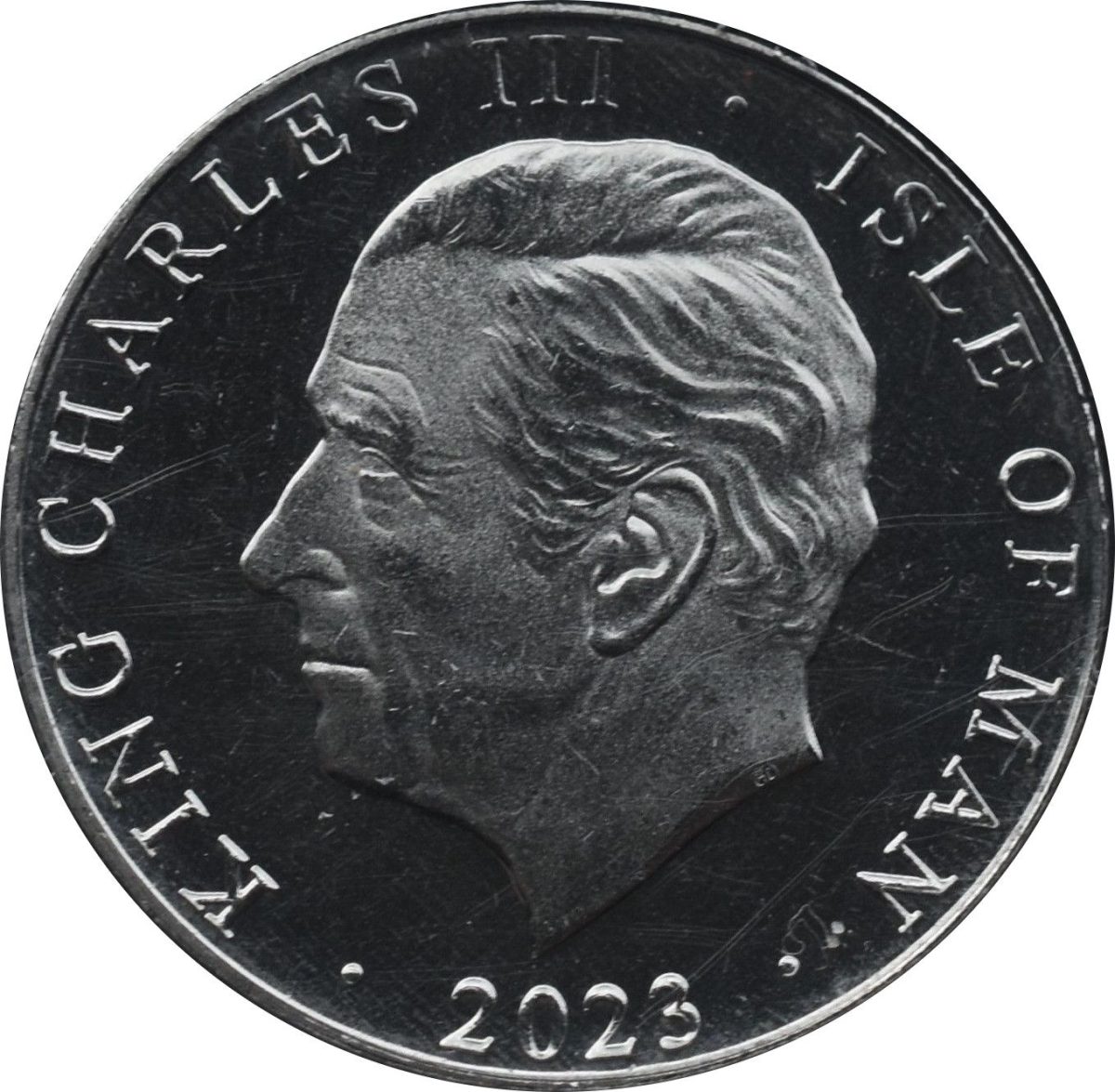 Isle of Man 10 Pence - Charles III Windsor Castle obverse