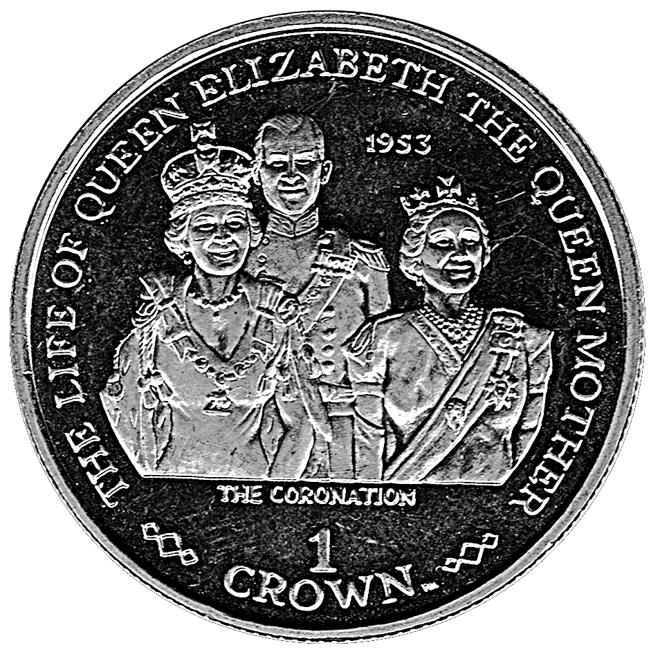 Gibraltar 1 Crown - Elizabeth II 1953 Coronation Scene