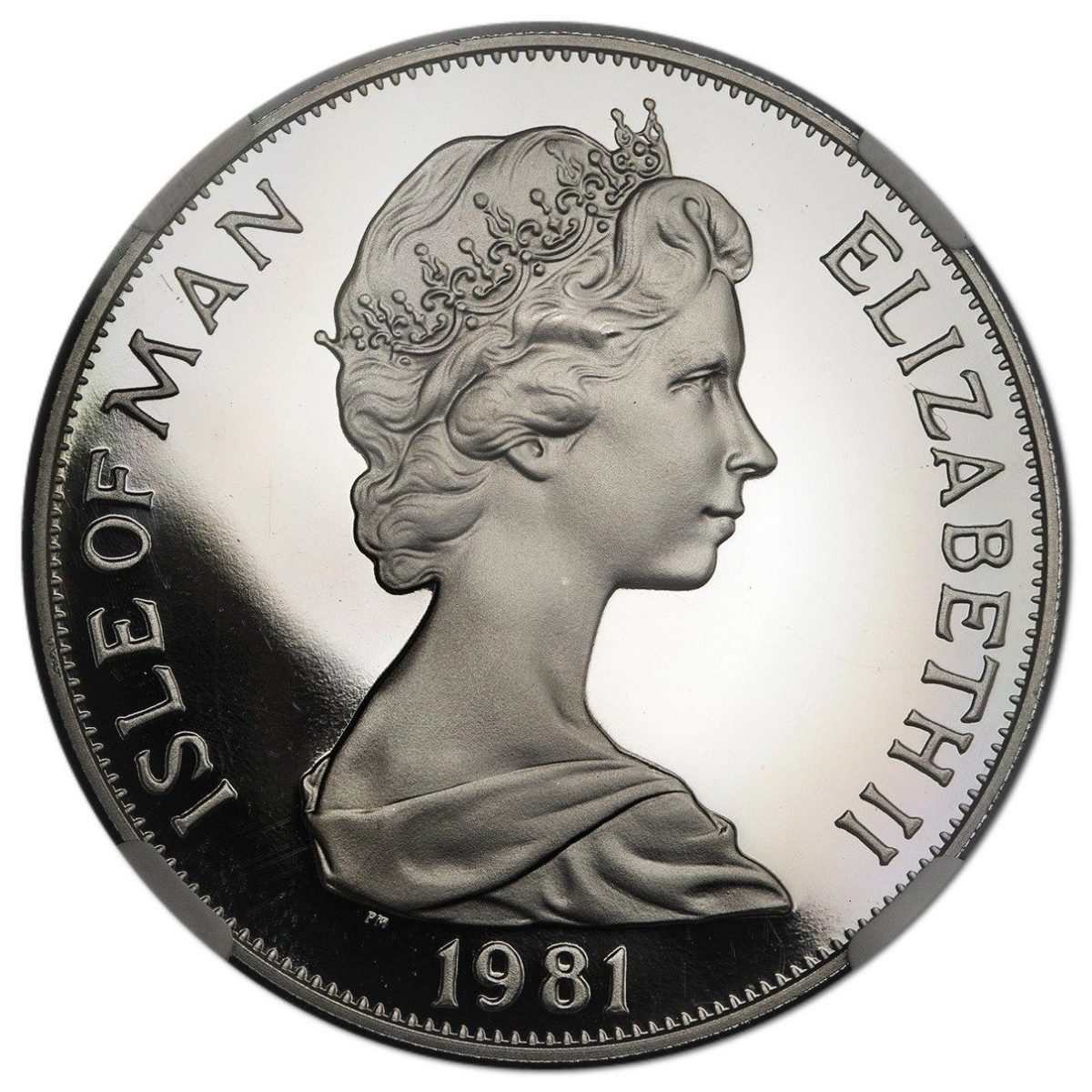 Isle of Man 1 Crown - Elizabeth II Duke of Edinburgh Award Scheme - Duke; Platinum Proof obverse