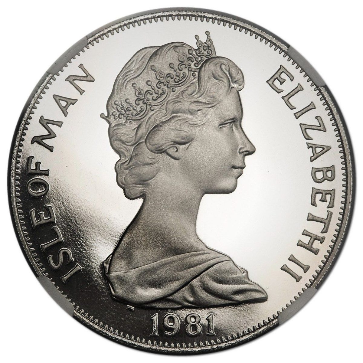 Isle of Man 1 Crown - Elizabeth II Duke of Edinburgh Award Scheme - activities; Platinum Proof obverse
