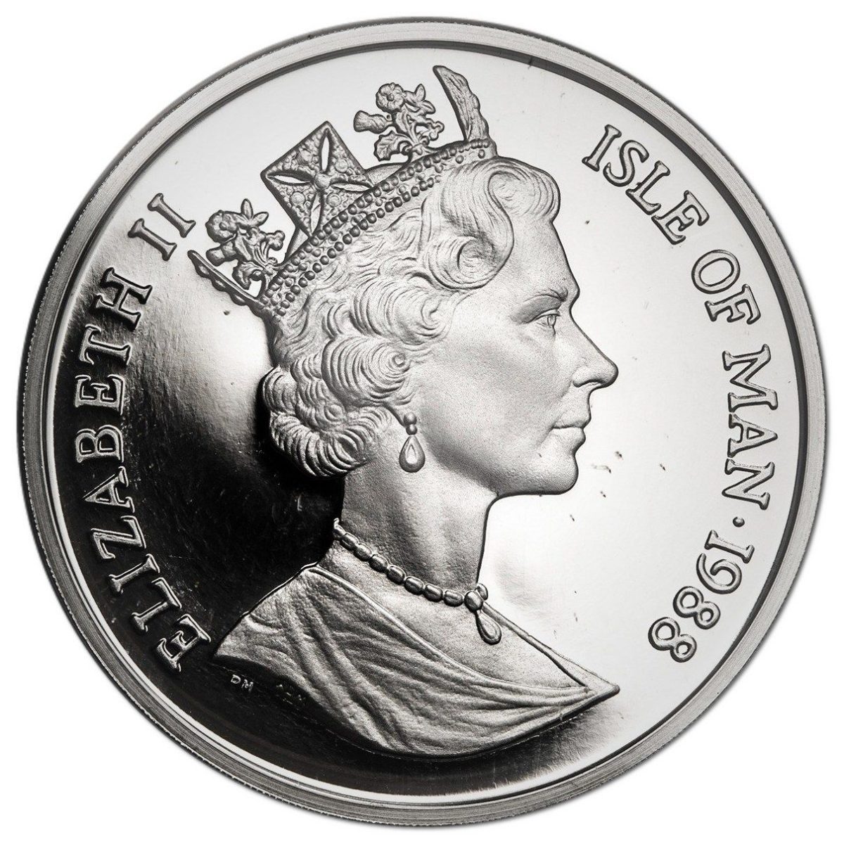 Isle of Man 5 Noble - Elizabeth II Longboat obverse