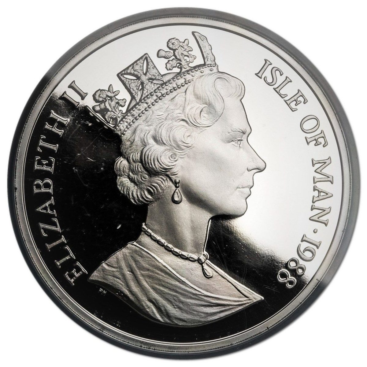 Isle of Man 10 Noble - Elizabeth II Longboat obverse