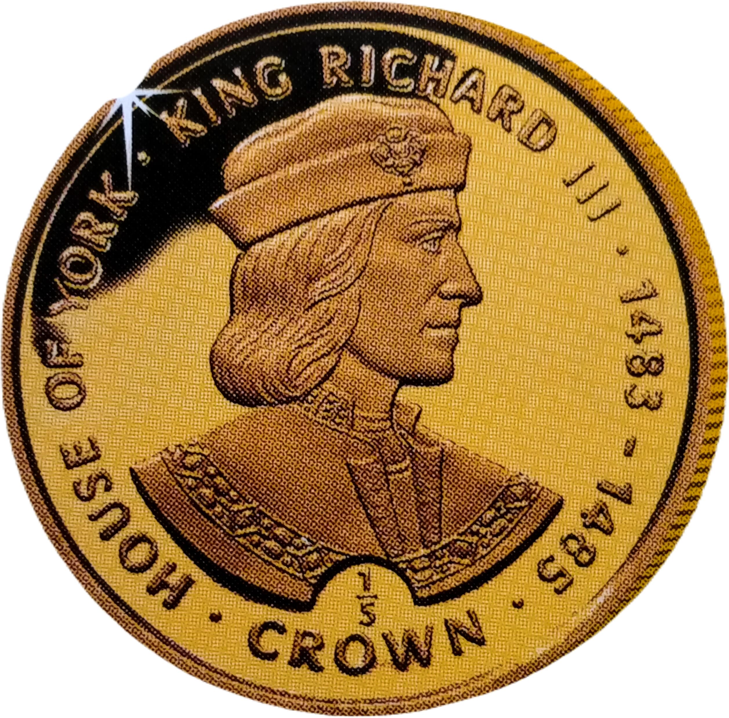 Gibraltar ⅕ Crown - Elizabeth II King Richard III reverse