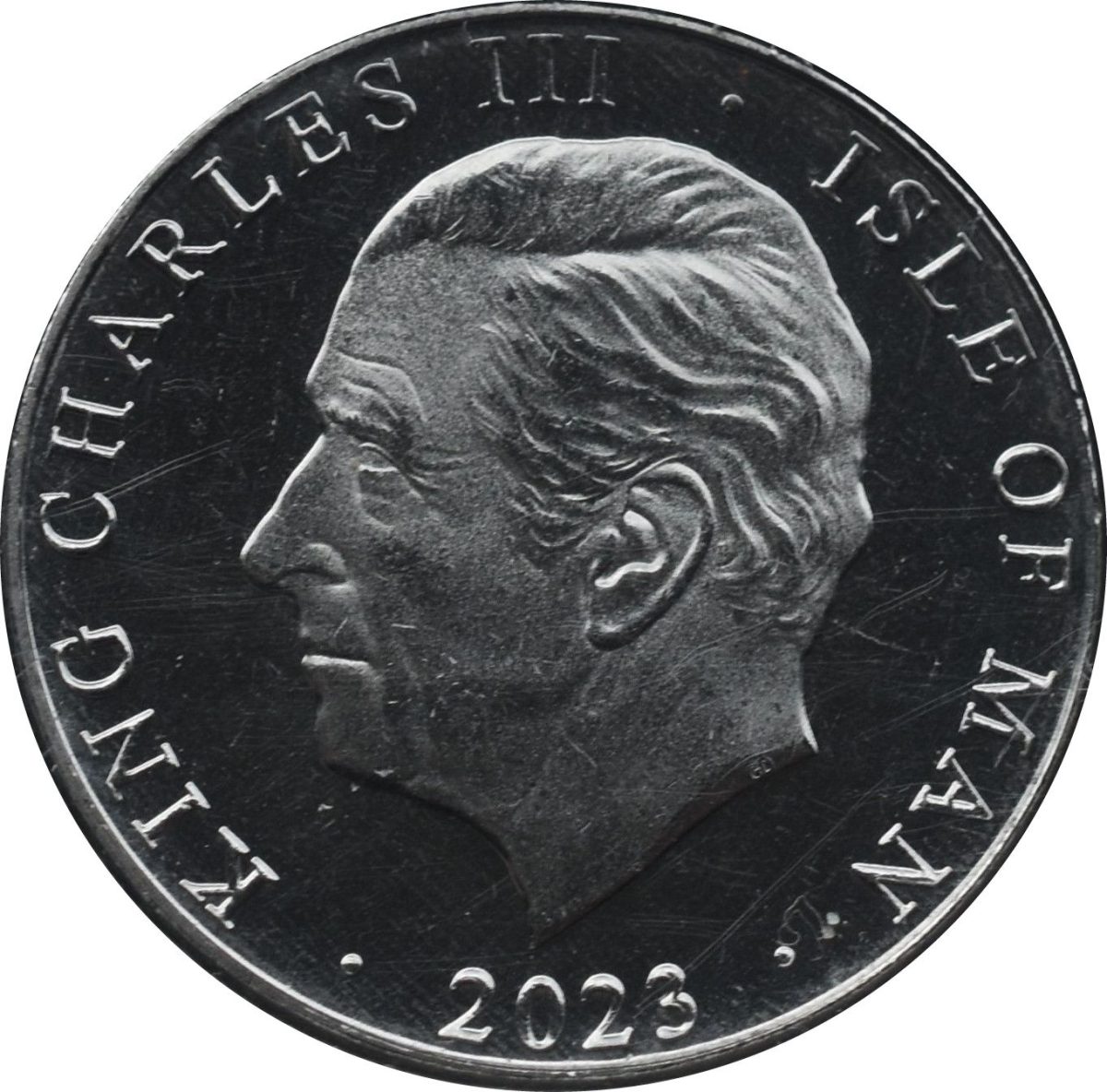 Isle of Man 10 Pence - Charles III St Paul's Cathedral obverse