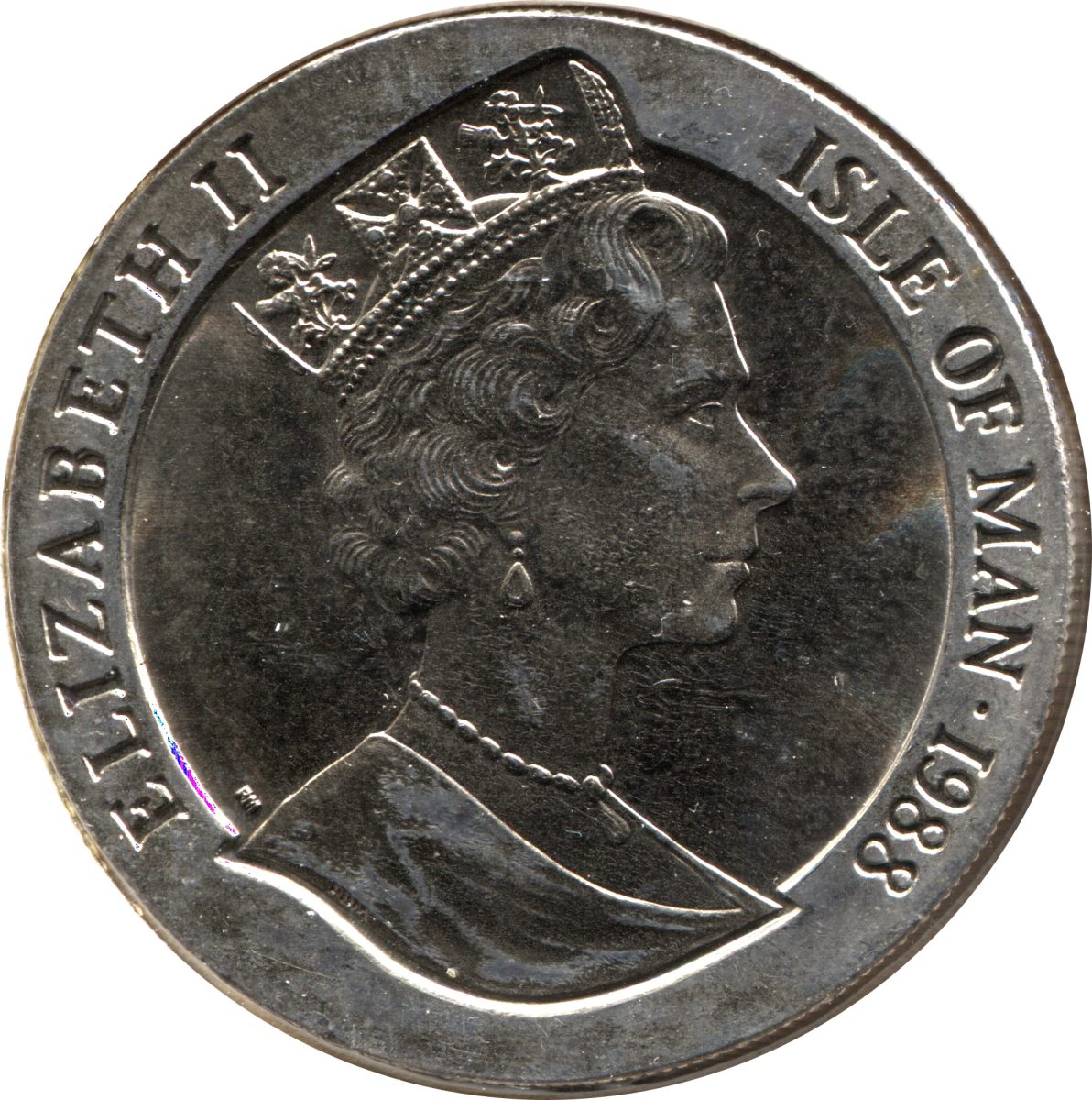 Isle of Man 1 Crown - Elizabeth II Bicentenary of Australia - Koala obverse
