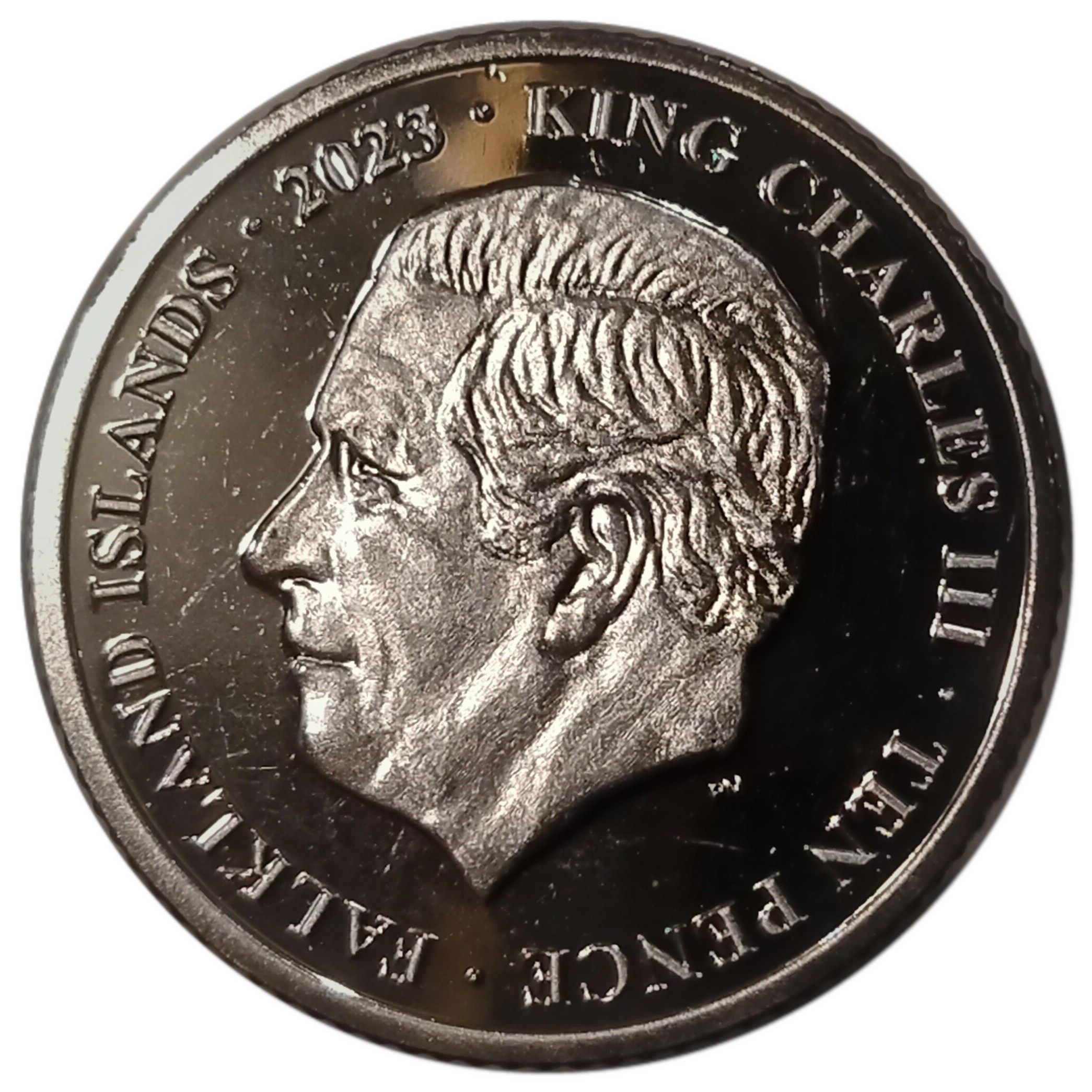 Falkland Islands 10 Pence - Charles III obverse