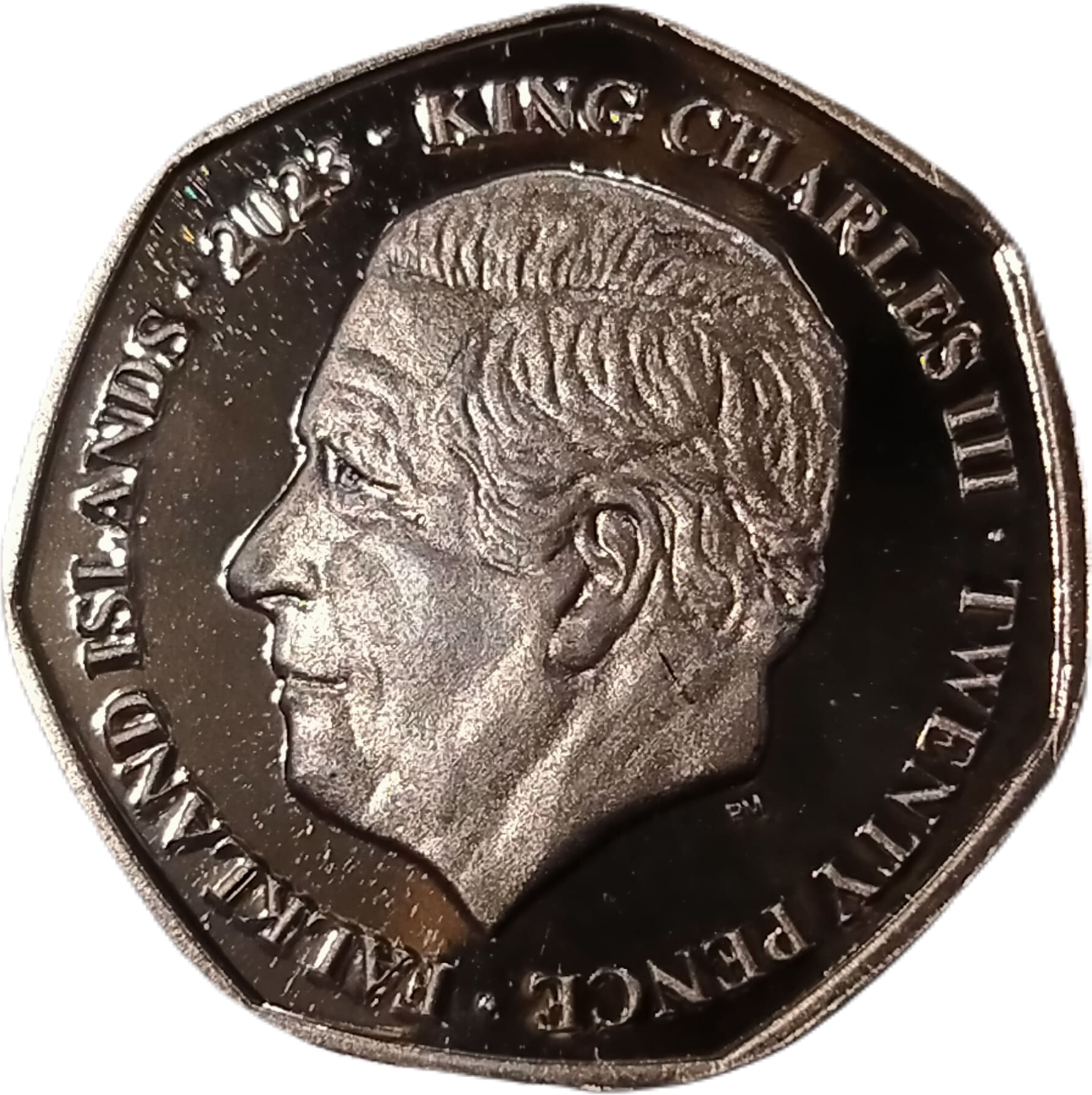 Falkland Islands 20 Pence - Charles III obverse