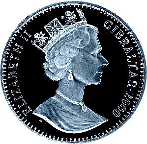 Gibraltar 1 Royal - Elizabeth II Cherubs; Silver Proof obverse