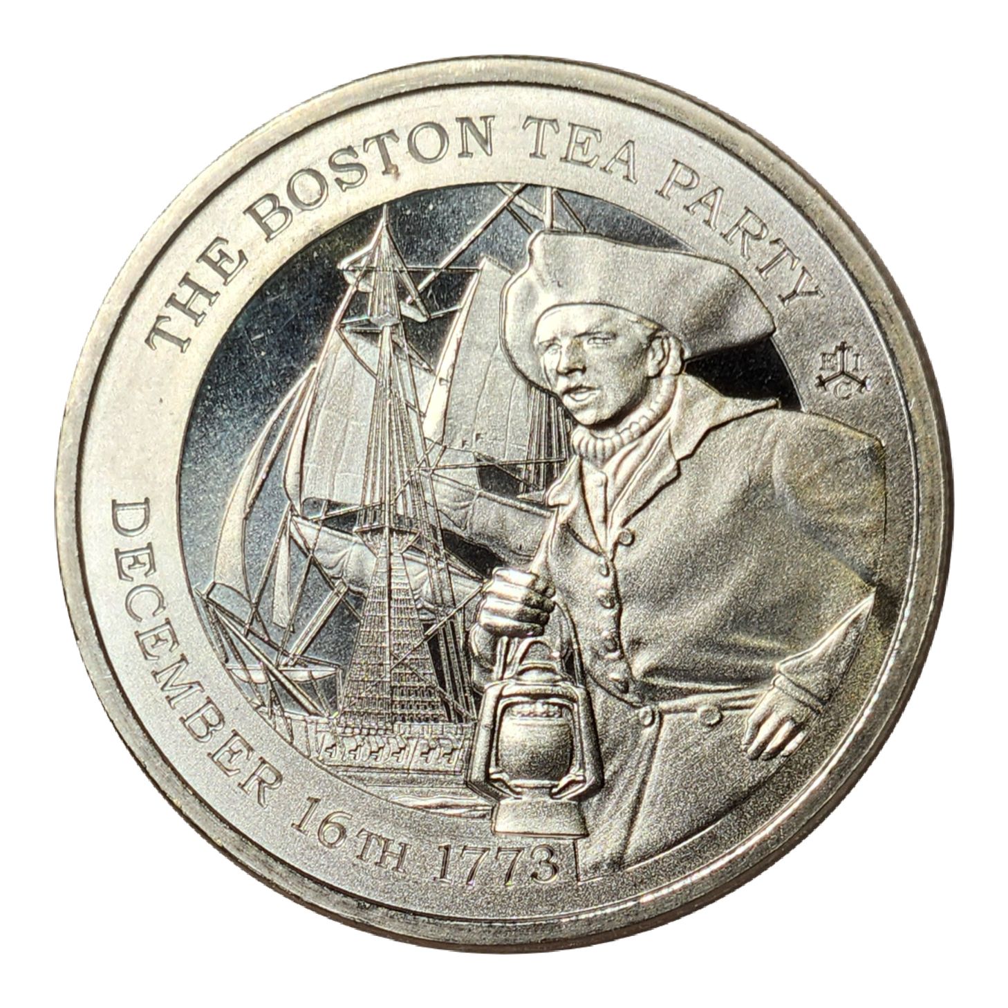 Saint Helena 1 Pound - Charles III The Boston Tea Party, proof
