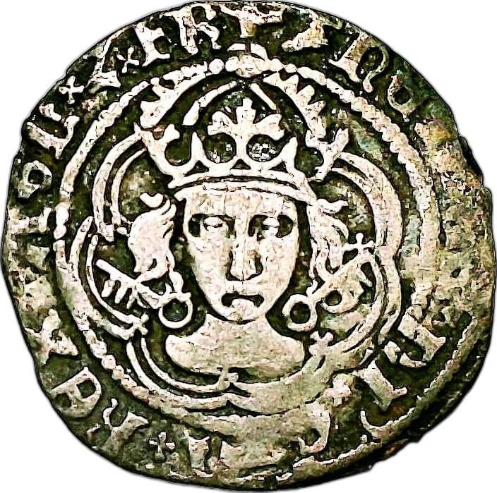 ½ Groat - Henry VII Facing bust; York obverse