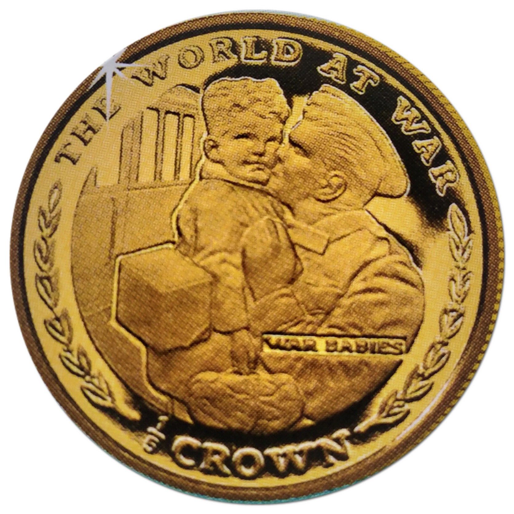 Gibraltar ⅕ Crown - Elizabeth II War Babies reverse