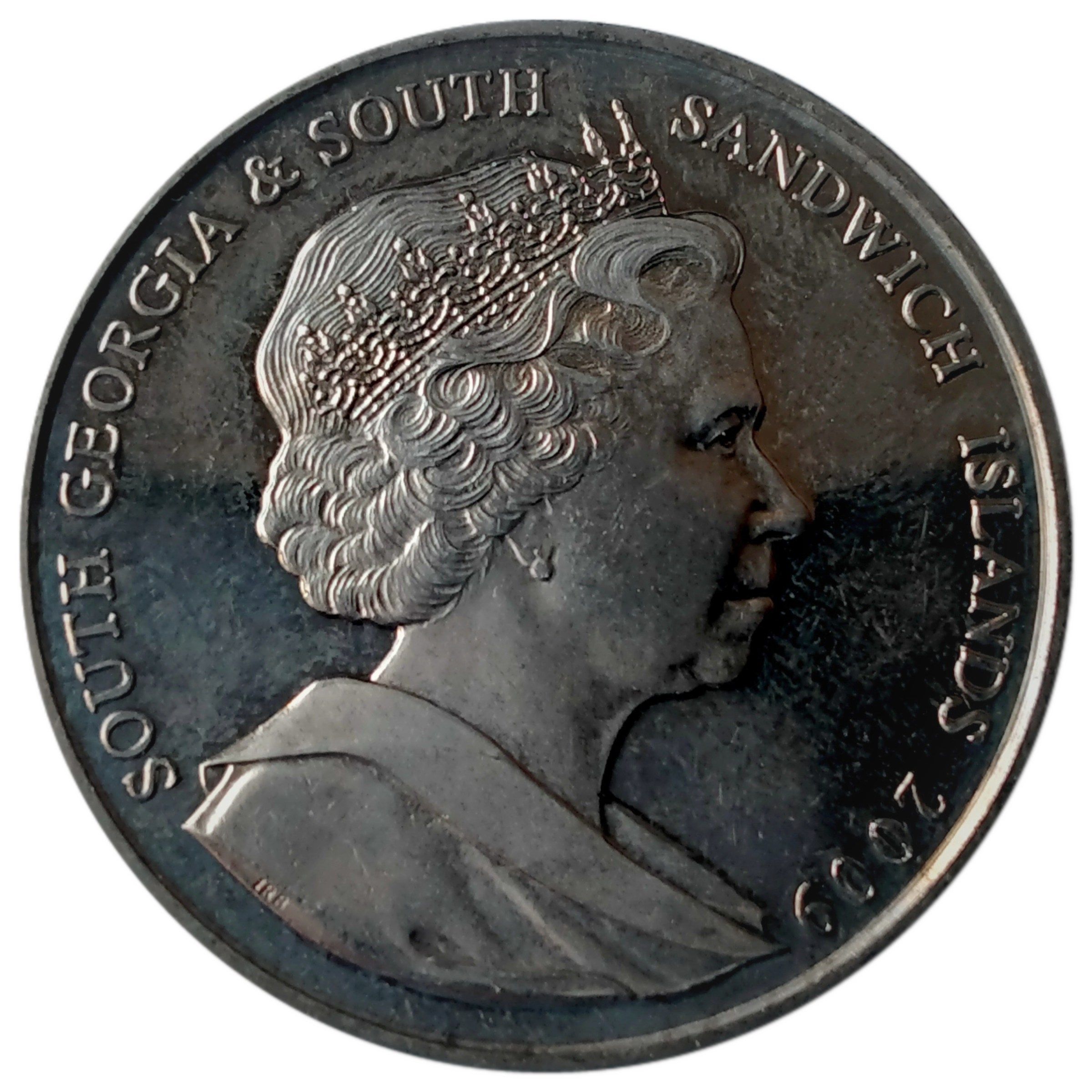 South Georgia and the South Sandwich Islands 2 Pounds - Elizabeth II Nimrod Expedition obverse