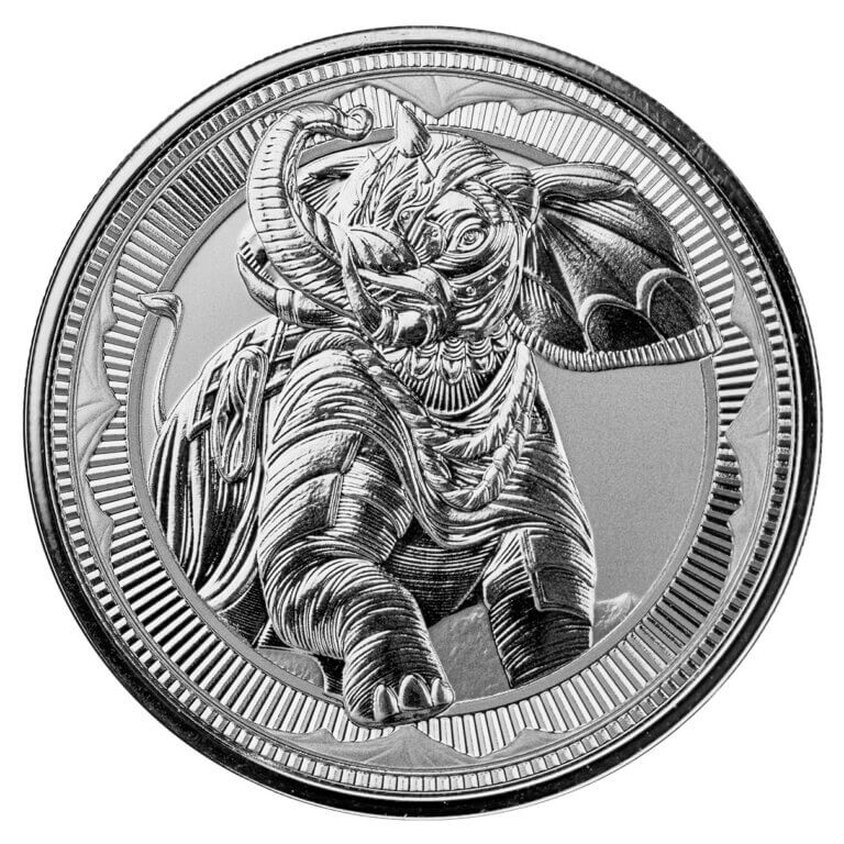 Gibraltar 1 Pound War Elephant
