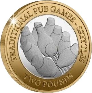 Jersey 2 Pounds - Charles III Skittles; Silver Proof reverse