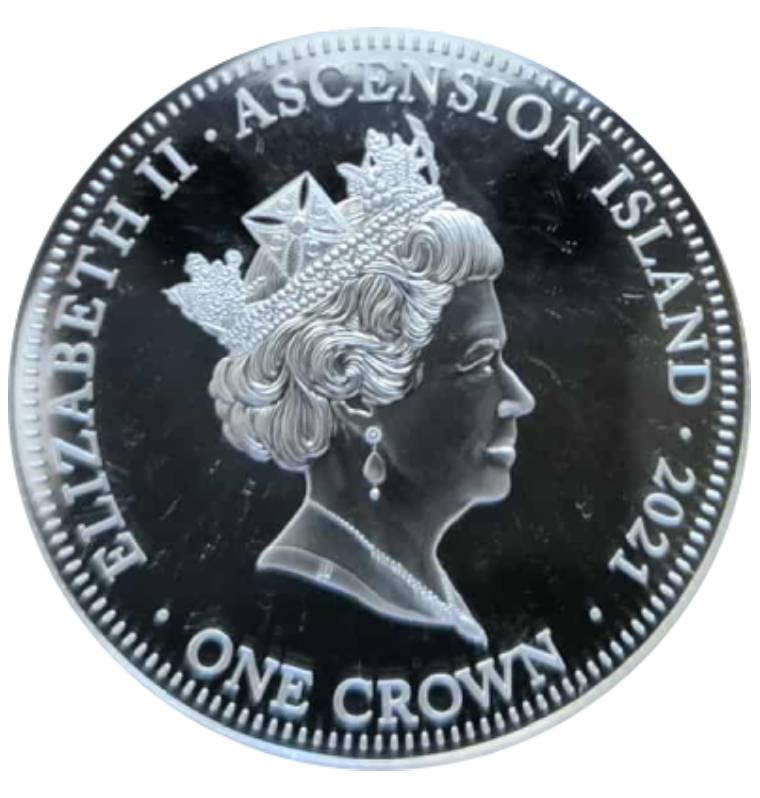 Ascension Island 1 Crown - Elizabeth II The Royal Consort obverse