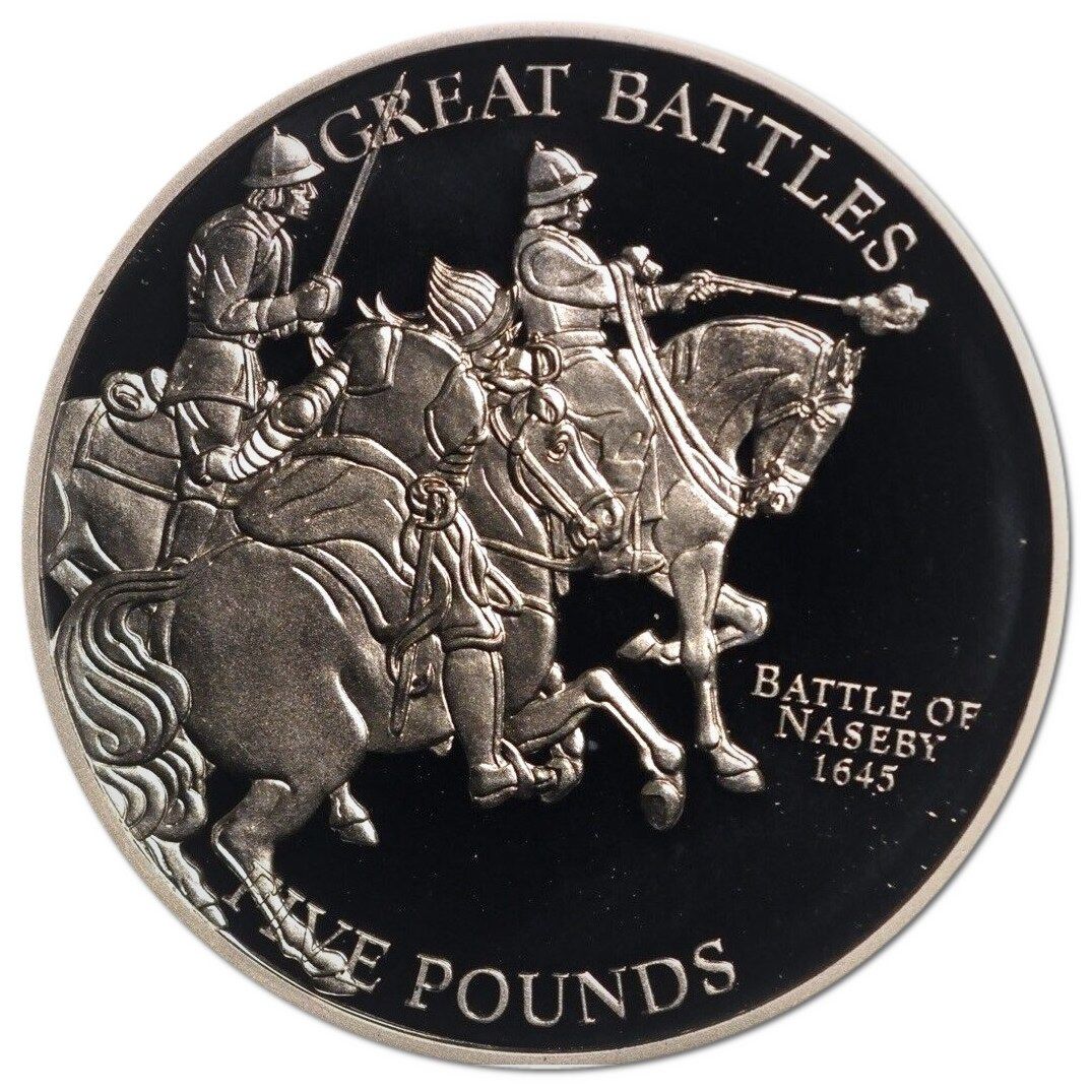 Jersey 5 Pounds - Elizabeth II Battle of Naseby 1645