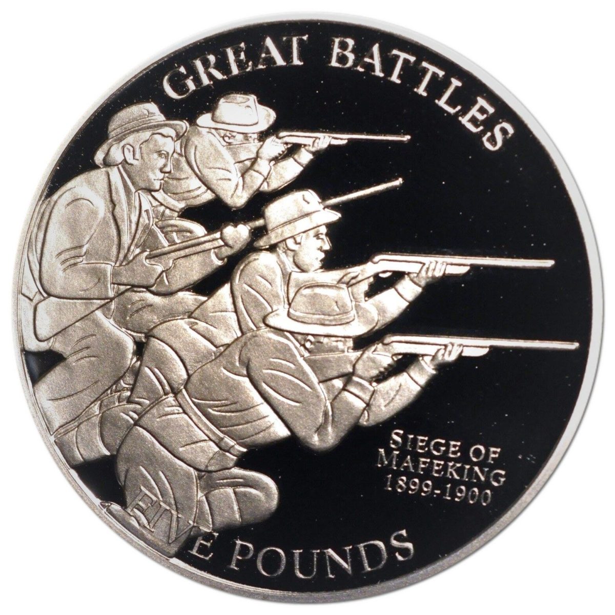 Jersey 5 Pounds - Elizabeth II Siege of Mafeking 1899-1900 reverse