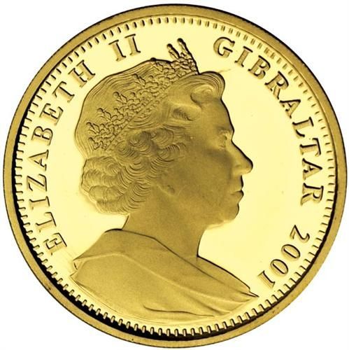 Gibraltar ½ Royal - Elizabeth II Two Cherubs obverse