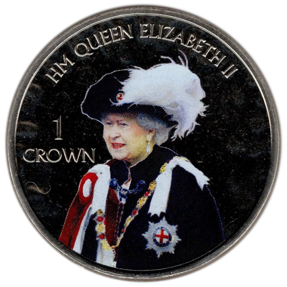Falkland Islands 1 Crown - Elizabeth II Order of the Garter