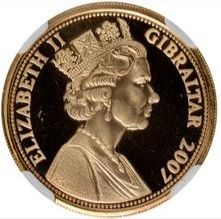 Gibraltar 1 Pound - Elizabeth II The State Coach obverse