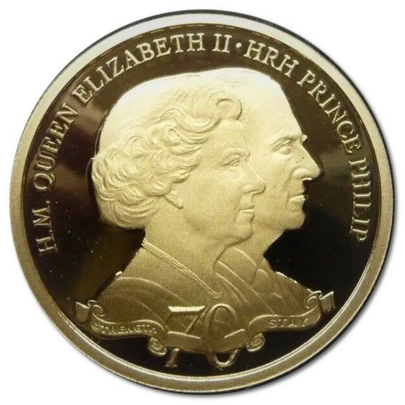 Gibraltar 2 Crowns - Elizabeth II Strength and Stay