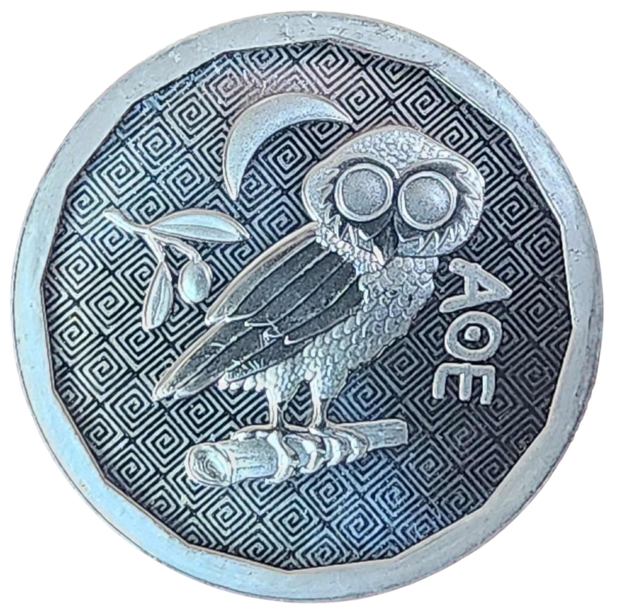 Saint Helena 1 Pound - Charles III Owl of Athens; 1 oz Fine Silver