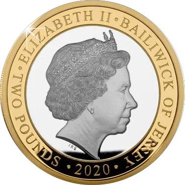 Jersey 2 Pounds - Elizabeth II Great Expectations; Silver Proof obverse