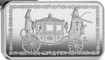 Jersey 50 Pence - Charles III 70th Ann. Coronation of Queen - Coach 2
