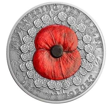 Jersey 10 Pounds - Elizabeth II Remembrance Poppy
