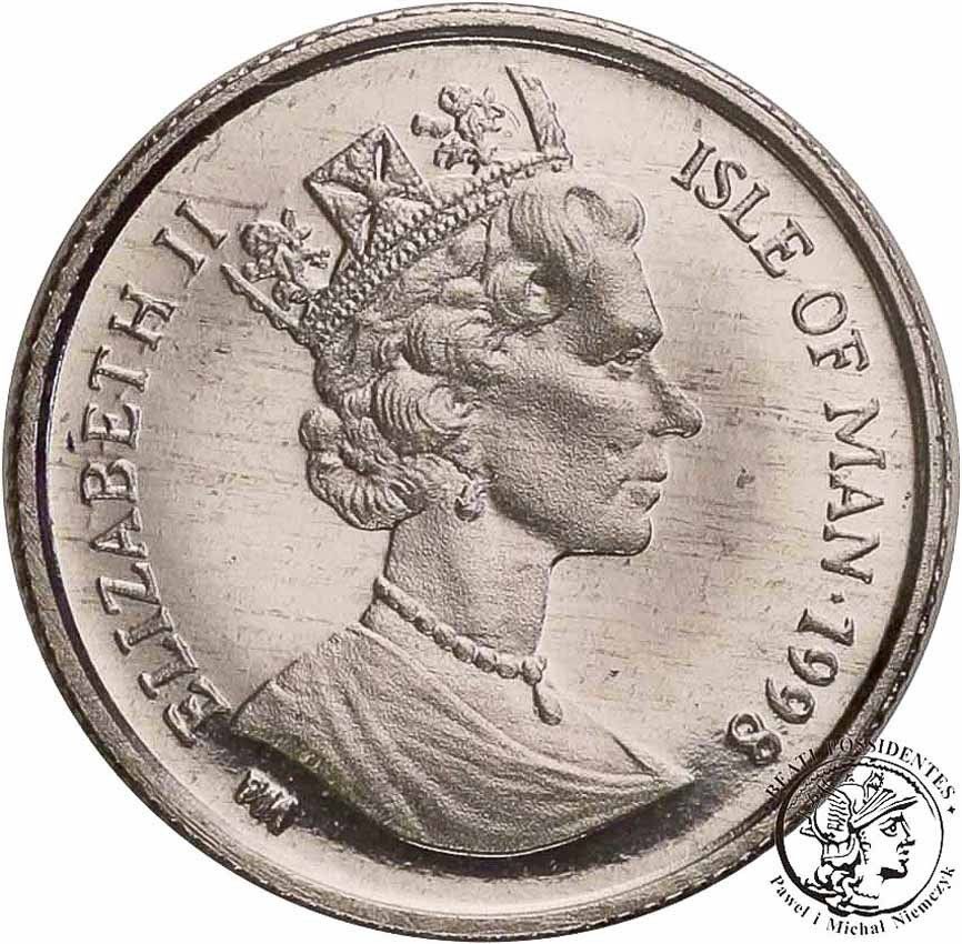 Isle of Man 1/25 Crown - Elizabeth II Birman Cat; Platinum obverse