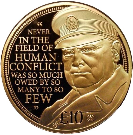Jersey 10 Pounds - Elizabeth II Winston Churchill