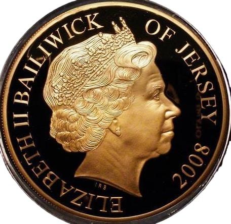 Jersey 10 Pounds - Elizabeth II R.J. Mitchell obverse