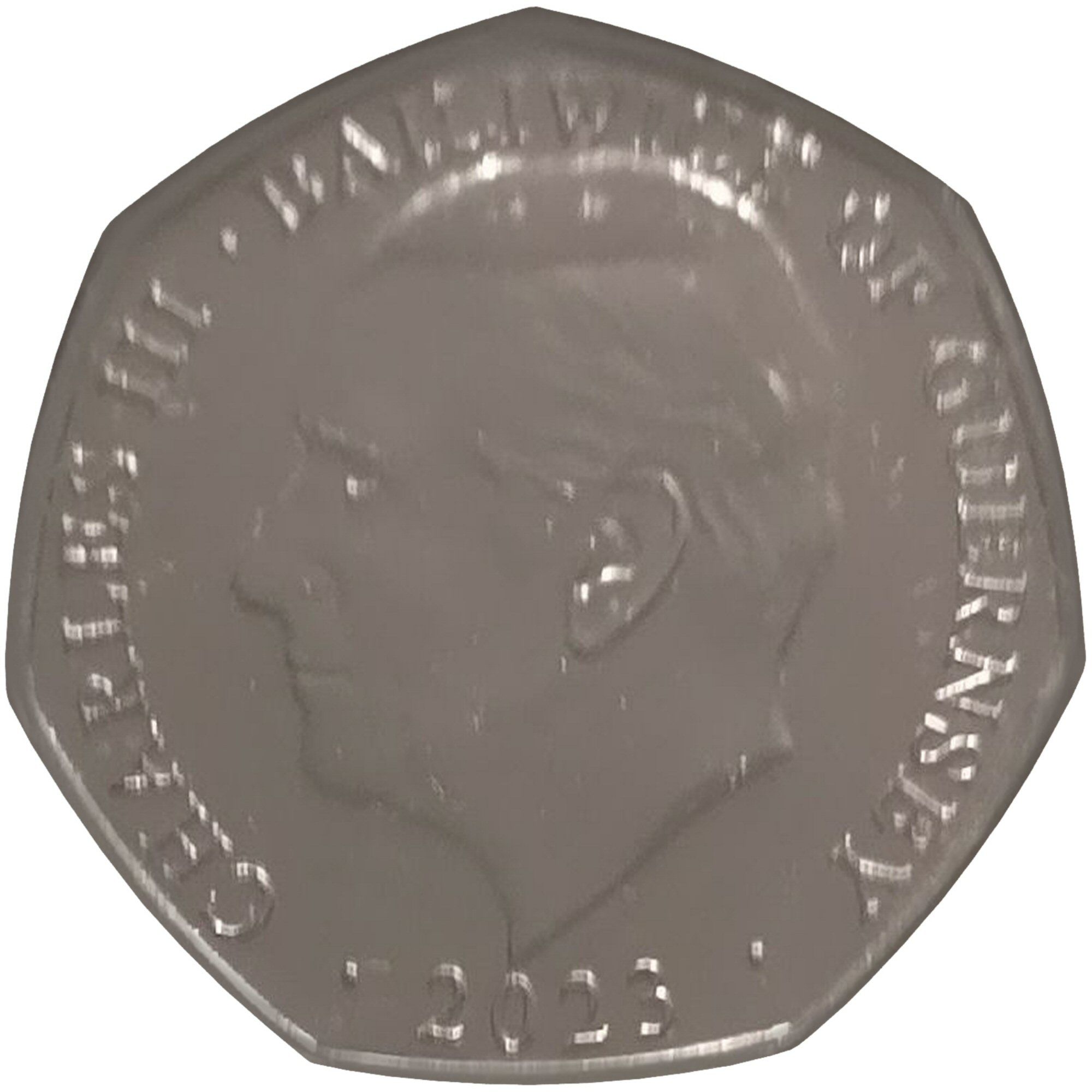 Guernsey 50 Pence - Charles III The Wombles - Orinoco; Coloured obverse