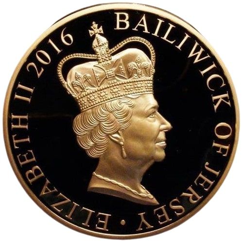 Jersey 10 Pounds - Elizabeth II 90th Birthday; Gold Proof obverse