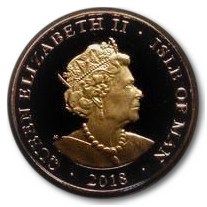 Isle of Man 2 Pounds - Elizabeth II Prince Henry Royal Wedding; Gold Proof obverse