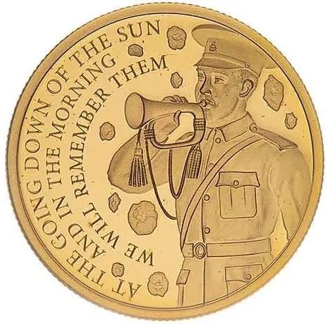 Guernsey 1 Pound - Elizabeth II Centenary of the First World War
