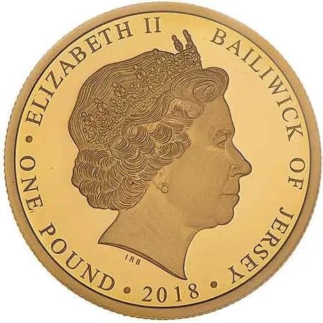 Jersey 1 Pound - Elizabeth II The Centenary of the First World War obverse