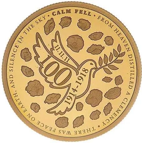 Jersey 1 Pound - Elizabeth II The Centenary of the First World War