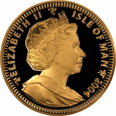 Isle of Man ⅕ Crown - Elizabeth II Tonkinese Cat obverse