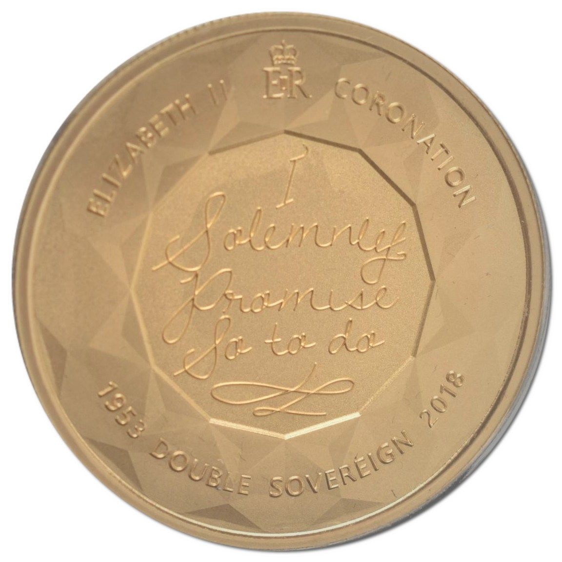 Gibraltar 2 Sovereigns - Elizabeth II Coronation Jubilee