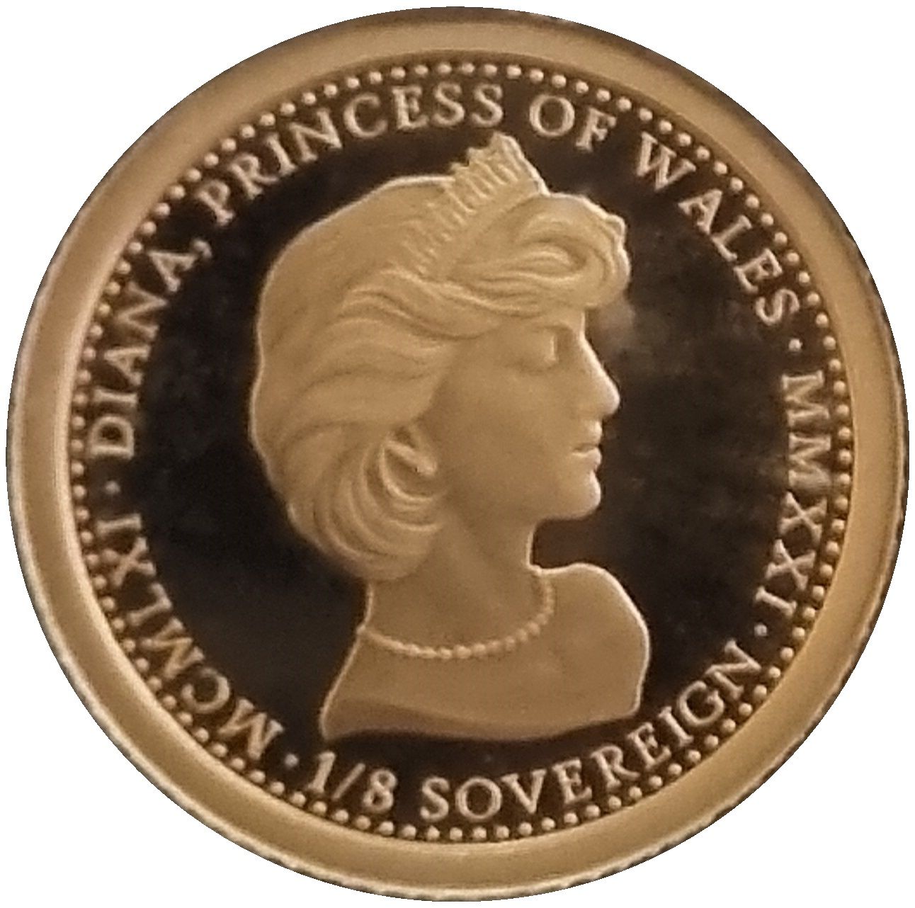 Ascension Island ⅛ Sovereign - Elizabeth II Princess Diana reverse