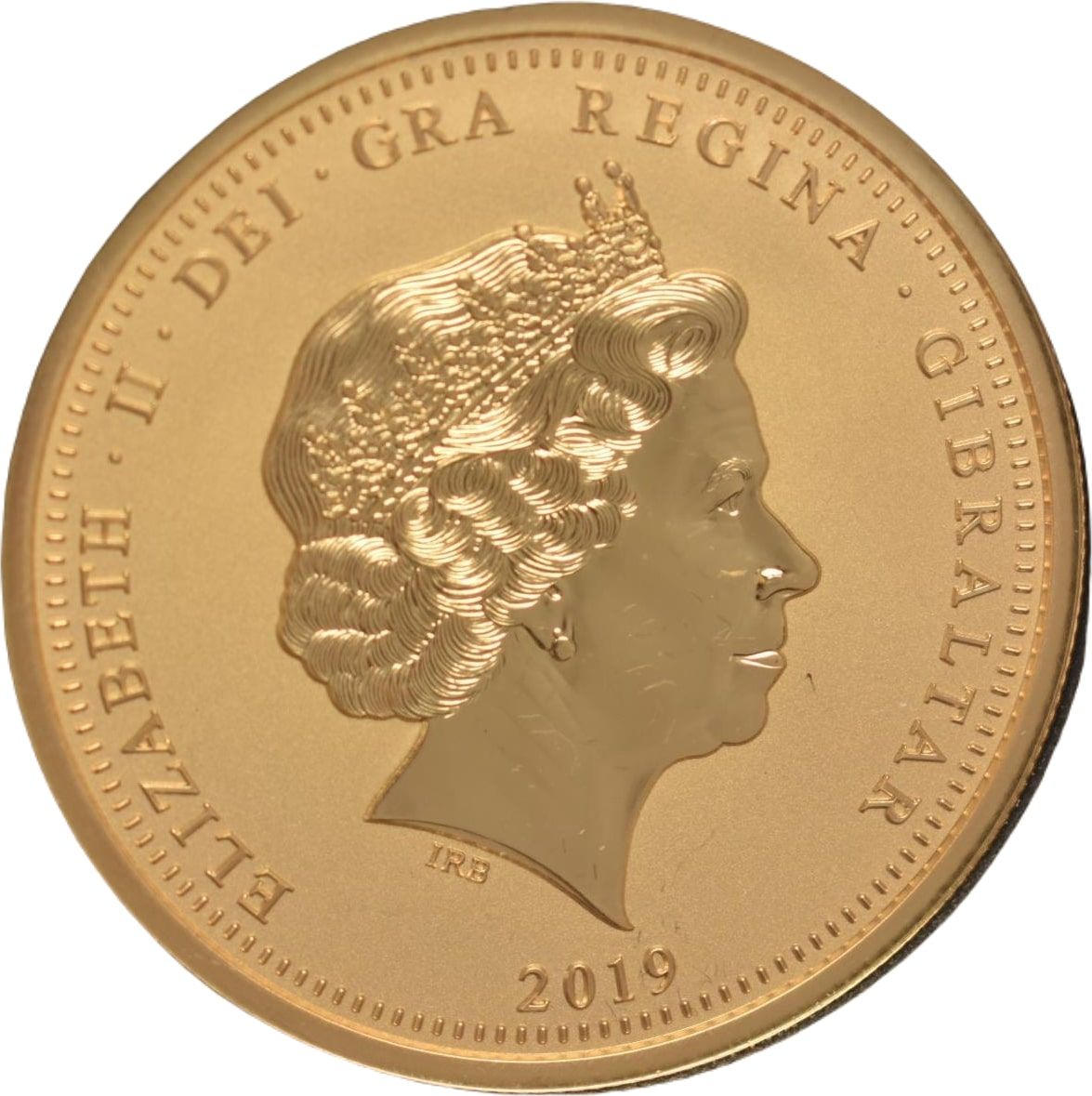 Gibraltar 20 Pounds - Elizabeth II Concorde 50th Anniversary obverse