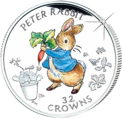 Gibraltar 32 Crowns - Elizabeth II Peter Rabbit reverse