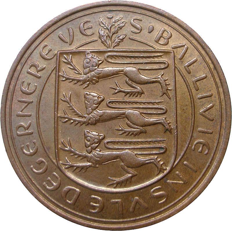 Guernsey 8 Doubles - Elizabeth II obverse