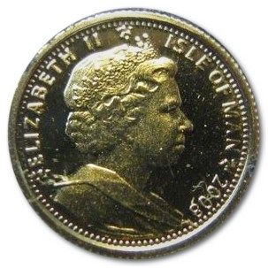 Isle of Man 1/25 Crown - Elizabeth II Prince Charles and Sons obverse