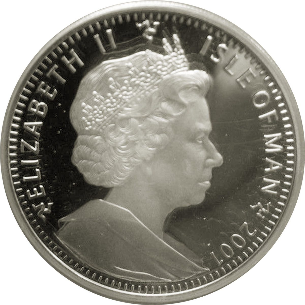 Isle of Man 1 Crown - Elizabeth II Journey to Hogwarts; Silver Proof obverse