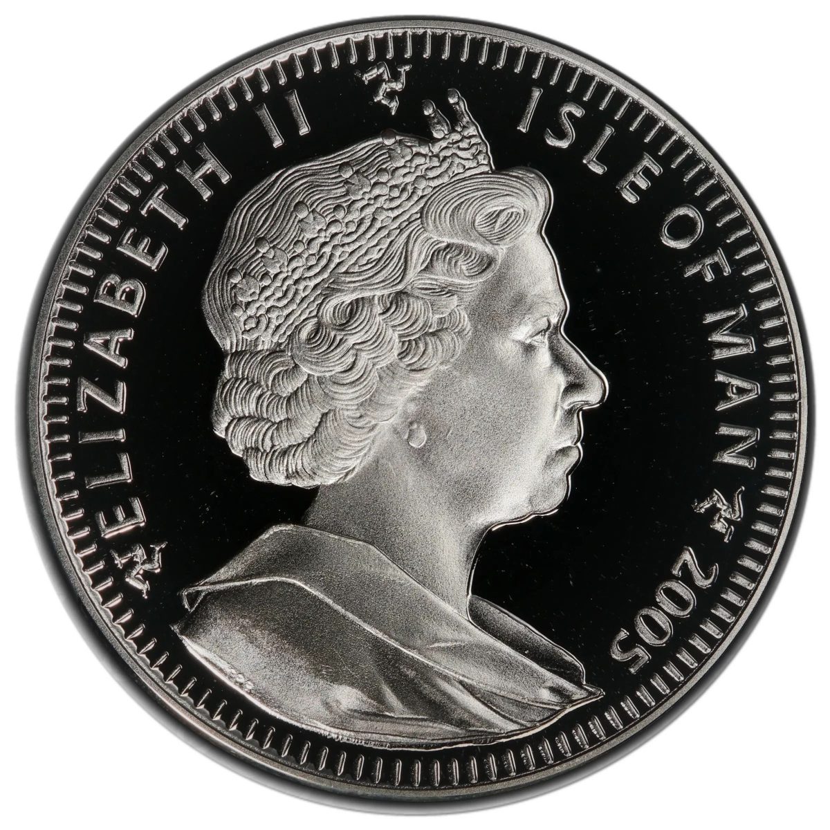 Isle of Man 1 Crown - Elizabeth II Harry Potter and Portkey; Silver Proof obverse